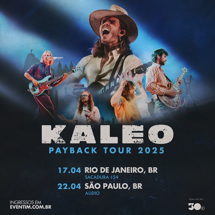 KALEO coloca o Brasil na rota de sua nova turnê mundial, Payback Tour